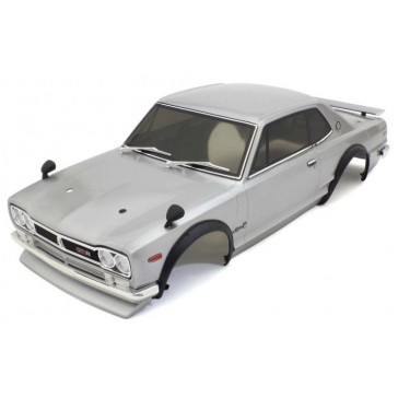 Body shell set 1:10 Fazer FZ02S Skyline 2000 GT-R KPGC10 Silver