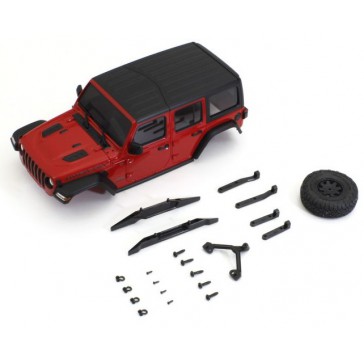 Bodyshell Jeep Wrangler Rubicon Mini-Z 4X4 MX01 Red