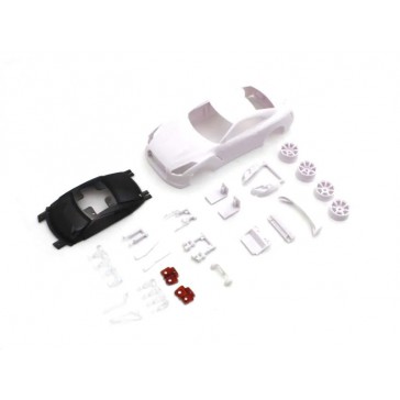 Bodyshell Nissan Skyline GT-R R35 Mini-Z + 2WD Rims (White Body)