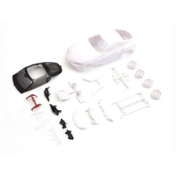 Bodyshell Toyota GR Supra TRD Mini-Z + 4WD Rims (White Body)