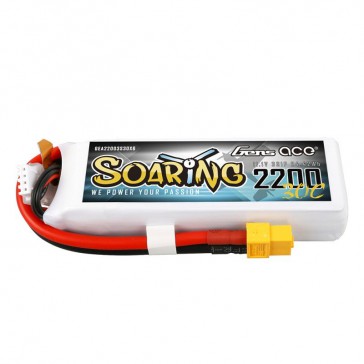 Soaring LiPo 3S 11.1V-2200-30C (XT60) 106x34x21mm 168g