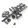 Pieces plastique d'amortisseurs Optima - Noires