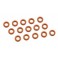 DISC.. SILICONE O-RING (P4,5/ (ORANGE)) 15 PCS