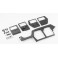 1/12 Hummer H1 - Left door set (black)