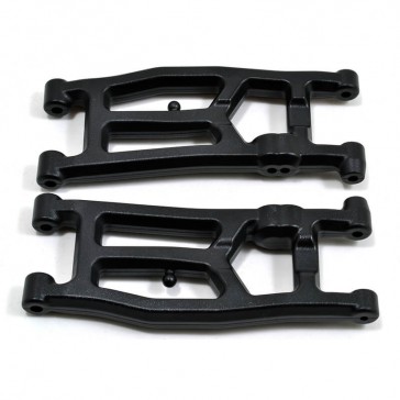 REAR A-ARMS FOR ASSOC Pro2 SC10, TROPHY RAT BLACK