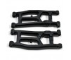 REAR A-ARMS FOR ASSOC Pro2 SC10, TROPHY RAT BLACK