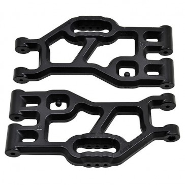 REAR A-ARMS BLACK FOR ASSOCIATED MT8