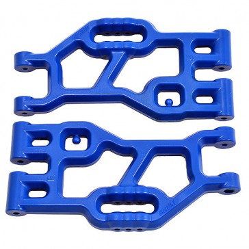 REAR A-ARMS BLUE FOR ASSOCIATED MT8