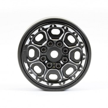 TRX-4M CNC BEADLOCK WHEELS (4) - BLACK