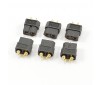 XT-60 BLACK FEMALE CONNECTORS (6PC)