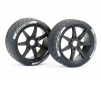 SUPAFORZA FRONT 45° TYRES/BLK 17MM HEX WHEELS
