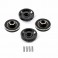 FCX24 BLACK BRASS WHEEL COUNTERWEIGHTS (4PC)