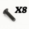 ROKATAN/RAMRAIDER FLAT HEAD CROSS SCREW M2.5X10