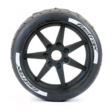 SUPAFORZA WIDE REAR 52° TYRES/BLK 17MM HEX WHEELS