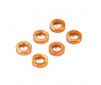 M3 FLAT WASHER GOLD 1.5mm (6)