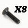 ROKATAN/RAMRAIDER FLAT HEAD CROSS SCREW M3X13