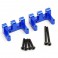 MAULER ALUMINIUM CENTRE LINK BALL MOUNTS (2PCS) - BLUE