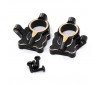 FCX24 BLACK BRASS STEERING ARM HOUSING (2PC)