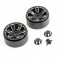 TEXAN 1/10 ALUMINUM BEADLOCK 6-SPOKE WHEELS (PR)