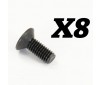 ROKATAN/RAMRAIDER FLAT HEAD CROSS SCREW M3X8