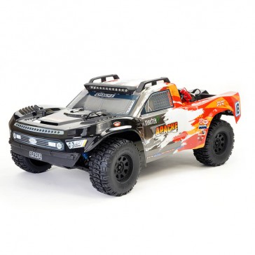 APACHE 1/10 BRUSHLESS TROPHY TRUCK RTR - RED