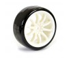 1/10 STREET/DRIFT 10SP SCALE WHEEL & V2 TYRE WHITE