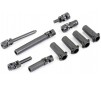 OUTBACK MINI X 6IXER DRIVE SHAFT SET & REAR AXLE HUB