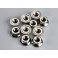 Nuts, 4mm flanged (10)