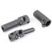 OUTBACK MINI X MAIN DRIVE SHAFT SET & AXLE HUB - BLACK