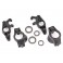 Steering blocks, left & right/ caster blocks (c-hubs) bearings