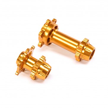 Promoto-MX : Aluminum Hub Set, Machined, Gold