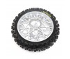 Promoto-MX : Dunlop MX53 Rear Tire Mounted, Chrome