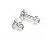 Promoto-MX : Aluminum Hub Set, Machined, Silver