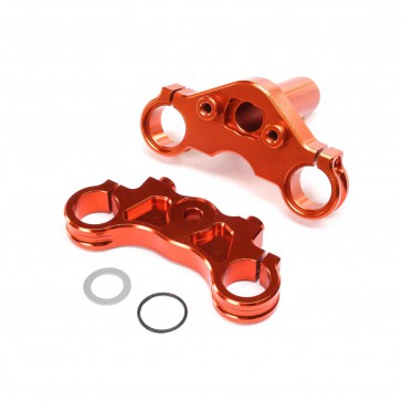 Promoto-MX : Aluminum Triple Clamp Set, Orange