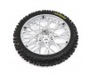 Promoto-MX : Dunlop MX53 Front Tire Mounted, Chrome