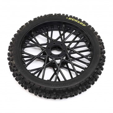 Promoto-MX : Dunlop MX53 Front Tire Mounted, Black