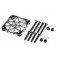 DISC.. Aluminium safety mesh for 40mm fan - black