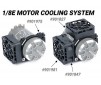 DISC.. Aluminium Fan Mount - 42mm Motor Diameter - up to 2x 40mm Fans