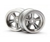 Vintage 5 Spoke Wheel 31Mm Mat Chrome 6Mm Offset