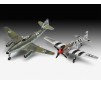 MAQUETTES AVIONS SET COMBAT ME262 & P-51B