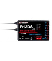 R12DS 2.4Ghz 12-Ch Receiver (DSSS + FHSS)