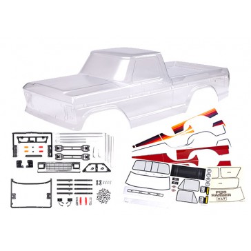 Body, Ford F-150 (1979) (clear, requires painting)/ decals/ window ma