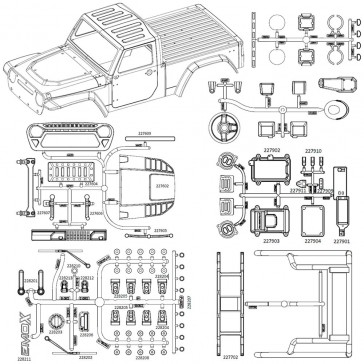 EMOX -  transparent shell assembly