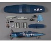 750mm F4U Corsair Warbird PNP kit - blue