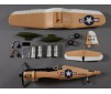 750mm F4U Corsair Warbird PNP kit - Yellow