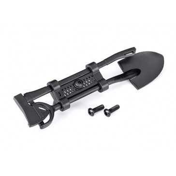 Shovel/ axe (black)/ accessory mount/ mounting hardware