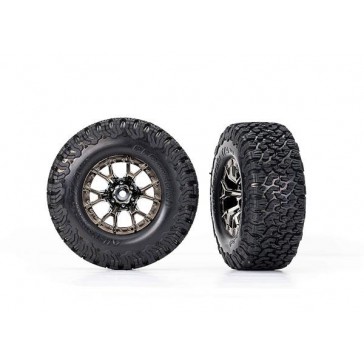 Tires & wheels (Ford Raptor R black chrome) (2) (2WD front)