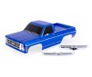 Body, Chevrolet K10 Truck (1979), complete, blue (painted, decals app
