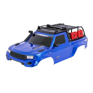 Body, TRX-4 Sport, complete, blue (painted, decals applied) (includes