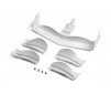 X1 COMPOSITE ADJUSTABLE FRONT WING - WHITE - FLAT DESIGN